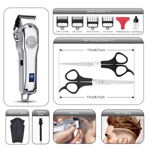Men cordless hair trimmer kit - trimmer,